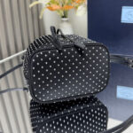 Prada Re-Nylon Mini-bag With Studs 1BE067 Black
